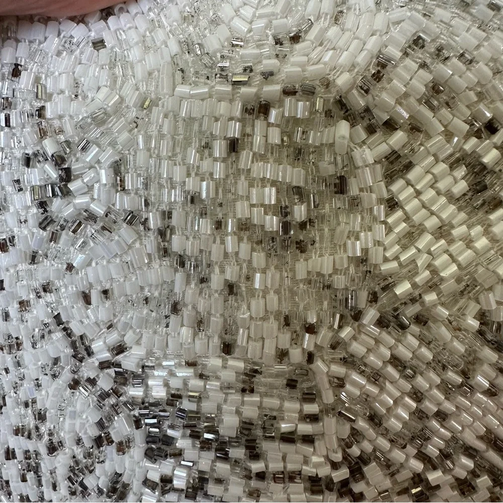 Crate & Barrel Crystal Beaded Pillow